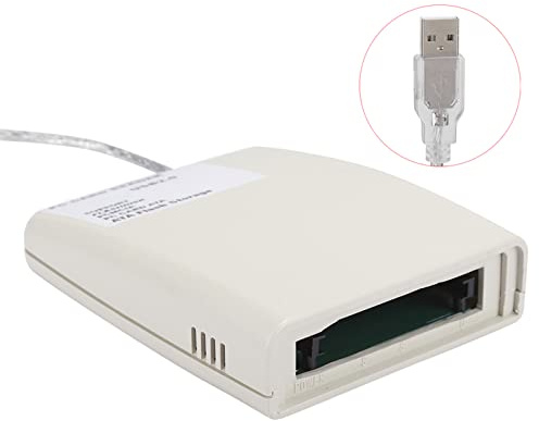 BAFOVY Kartenleser, ABS-Material, Hochgeschwindigkeits-Datenübertragung, Tragbarer USB-Adapter für Speicherkarten, 120 X 95 X 29 Mm, Kompatibel mit PCMCIA ATA-Karten
