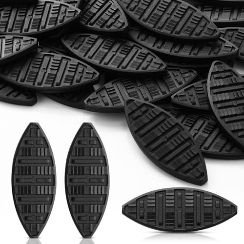 Biscuit Joiner Attachment with Self-Clamping Plates - 50 Pcs Plastic Joining Biscuits for Strong Wood Joints, Composite Deck & Trim Work