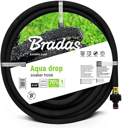 Bradas Perlschlauch 1/2 7,5-100m Tropfschlauch Bewässerungsschlauch Gartenschlauch (30 m WAD1/2030)