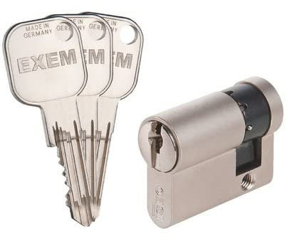 Medio cilindro EXEM F9 niquelado variado