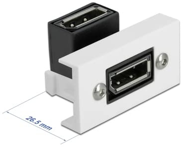 Delock Easy 45 DisplayPort Modul gewinkelt 90° 22,5 x 45 mm