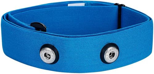 Rich Green Valley Chest Strap, Heart Rate Monitor Replacement Chest Strap,Soft Adjustable Fits for Polar Wahoo Tickr Garmin Chest belt Small,Blue