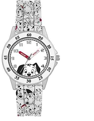 Disney 101 Dalmatians Children's Puppy Print Time Teacher Watch - DAL5001