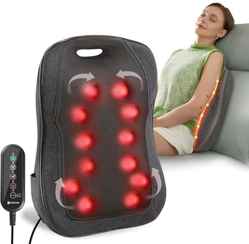 CooCoCo HSA Store Eligible Shiatsu Back Massager with Heat, for Office Home
