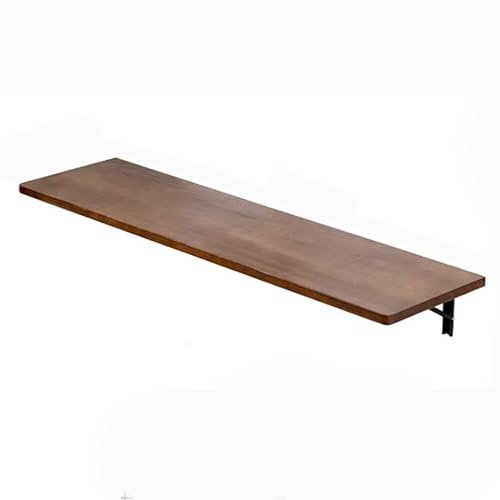 Klappbarer Wandtisch, Holz Schwimmend Wandklapptisch, Wandmontage Klapptisch, Klappschreibtisch, Platzsparend Esstisch Küchentisch, Balkontisch, Bartisch, Hängetisch, Stehtisch, Computertisch ( Size :