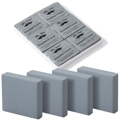 Mr. Pen - Gomme pétrissée, gomme verte, gomme artistique, gommes pétrissables, gommes moulables, gommes d'art pour le dessin, gomme d'artiste, gomme à dessin