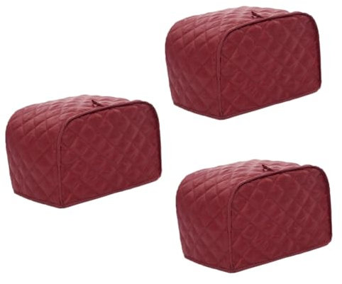 Amosfun 3 Stück Brotmaschinen Abdeckung Geräte Mixer Gehäuse Kehrschaufeln Verbesserung Schützender Warmhalterost Toaster Staubhaube Toaster Für Küche Ofendeckel Transparent