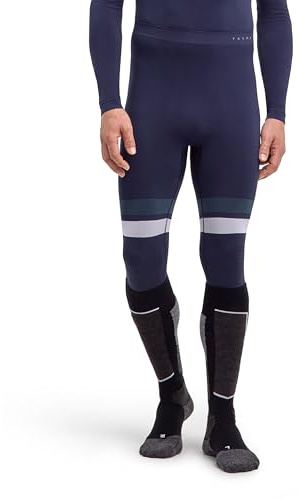FALKE Men's Maximum Warm Trend 3/4 Sports Functional Tights Thermal Underwear for Cold to Very Cold Weather Breathable Quick-Drying Functional Yarn 1 Piece