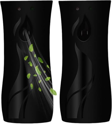 2pcs Ambientador de aire automático de aerosol, ambientador de temporizador de detección de luz con fragancia duradera para el hogar, hotel