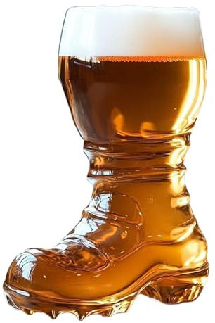 Taza de bota de vidrio, bota de cerveza básica pesada | Contenedor de té transparente,Vaso reutilizable para beber, decoraciones interesantes de taberna para el hogar, restaurante
