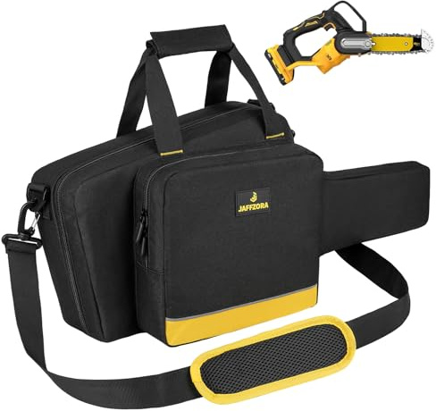 Mini funda para motosierra compatible con DEWALT 20 V MAX de poda de 8 pulgadas (DCCS623B), bolsa de almacenamiento impermeable para motosierra eléctrica inalámbrica BITOON y RYOBI de 6 pulgadas y 8