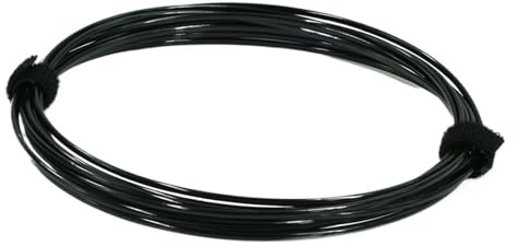 Fil d'entraînement pour bonsaï Fil de fer en aluminium for bonsaïs, 5/10 m, 1/1,5/2/2,5/3/3,5 mm, for la maison, le jardin, les plantes en pot(Black-5M,1.5mm)