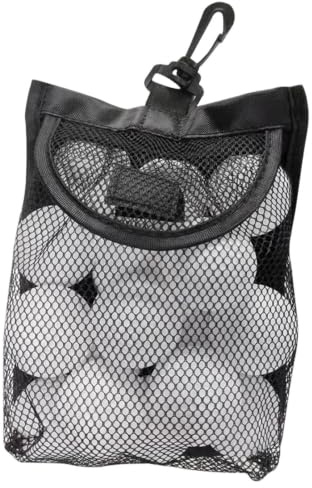 Små Golfbollsväskor - Heavy Duty Nylon Mesh Förvaringsväska | Sportnäthållare För 18 Golfbollar, Säck Med Dragsko För Träningsbana Tennis Träningsutrustning Tillbehör