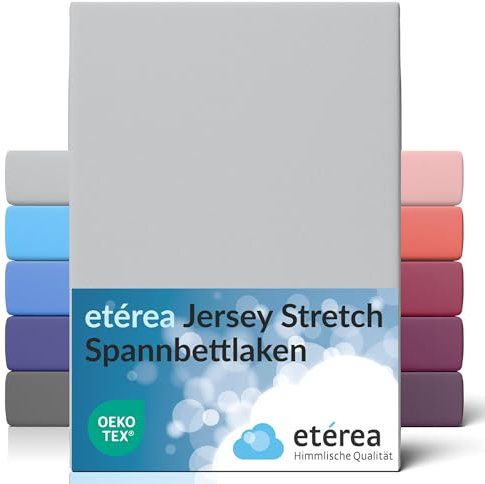 etérea Wasserbett Spannbettlaken Bettlaken- Spannbetttuch aus 95% Baumwolle und 5% Elasthan - Ökotex 100 - Rundumgummi - Waschbar bis 60°C - Steghöhe bis zu 35 cm