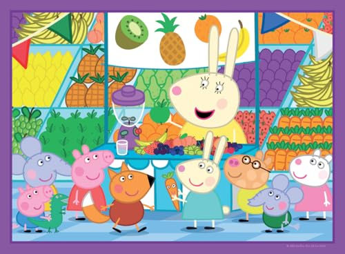 Ravensburger Peppa Pig Shopping – My First Floor Puzzle – 16-teiliges Puzzle für Kinder – pädagogisches Kleinkindspielzeug ab 24 Monaten (2 Jahre)