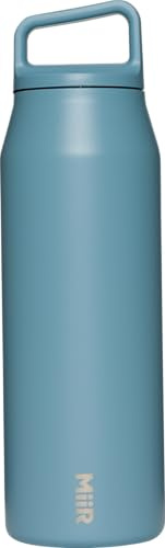 MiiR Wide Mouth Water Bottle - 32oz Insulated Water Bottle in Stainless Steel with Double Wall Vacuum Insulation, Leakproof Design, Keeps Drinks Hot or Cold