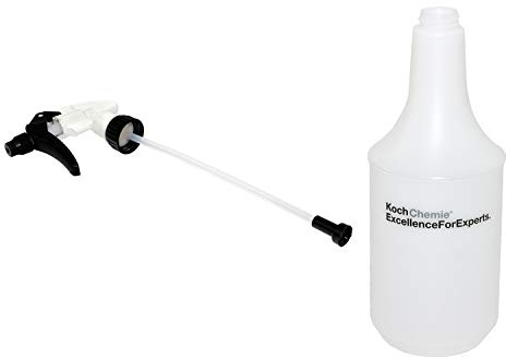 Koch Chemie 1L Zylinderflasche mit Sprühkopf Zubehörflasche Sprühflasche Flasche