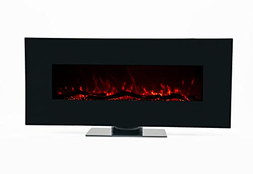 KEKAI Chimenea ELECTRICA Mural/Mesa C/Efecto Llama Y Calefactor 1600W. Minnesota Marca