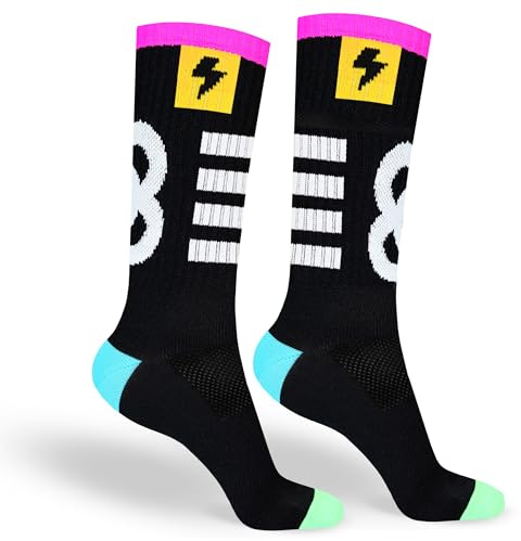 in s(h)ock Barcelona Sport-Socken für Männer und Frauen - Ideale Socken für Laufen, Basketball, Radfahren und Pade