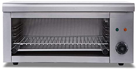Horno individual de acero inoxidable con clasificación energética A, horno de microondas en plata, horno halógeno de convección premium, ideal para asar, hornear, estética y práctica