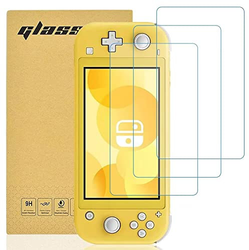 Totill 3 Stück für Nintendo Switch Lite 2019 Schutzfolie, Frei von Kratzern, 9H Härte, HD Displayschutzfolie, Ultra-klar, Ultrabeständig, Panzer Schutz Glas für Switch Lite Splitterfest schutzglas