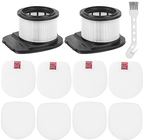 IZ201UKT Filters for Shark Anti Hair Wrap Cordless Stick Vacuum Cleaner IZ201UK IZ202UK IZ202UKT IZ251UK IZ251UKT IZ252UK IZ252UKT IZ380UK IZ103UKGB, 2 Post Motor Filters and 4 Foam & 4 Felt Filter