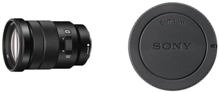 Sony E PZ 18-105 mm f/4.0 G | APS-C, Power Zoom Lens (SEL18105G) & ALC-B1EM Body Cap for E Mount Cameras