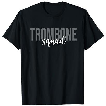 Posaune Squad Posaunenspieler Jazz Musik Marching Band T-Shirt