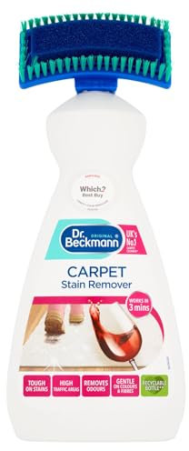 Carpet Stain Remover, 650ml, Fast-Acting 3-Minute Formula, With Brush Applicator