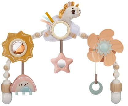 Tiny Love Arco attività Sunny Stroll con 6 Giochi attivati dal Bambino, dai 0 Mesi, Clip Regolabili compatibili con la Maggior Parte dei passeggini, giostrina Musicale Magica, Unicorn Wonderlands