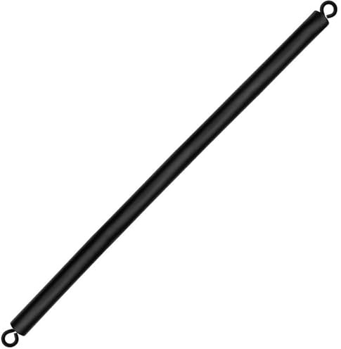 Pilates Bar, Detachable 3 Section 39 Inch Pilates Stick, Black Spreader Bar with 360° Swivel Loop End, Equipment for Home Exercise, Gym Equipment