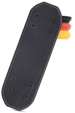 Thielemann Schulterpolster aus Leder für Tragegurt bis 3 cm Breite, Gurtpolster für Schultergurt, Antirutsch Polster für Rucksack, Umhängetasche, Aktentasche Schulterriemen Pad