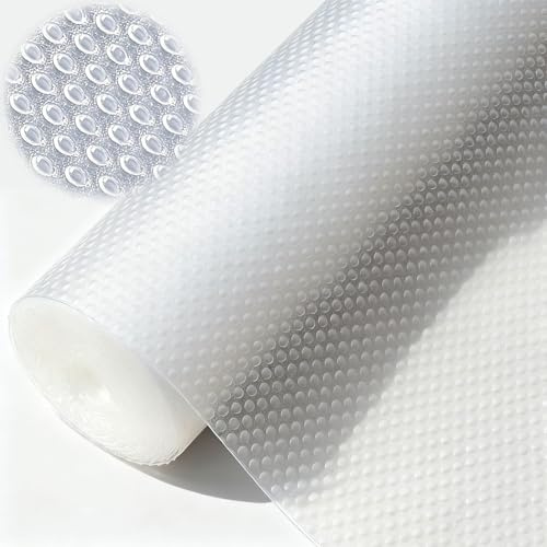 Bcuuozeeing Matta för lådor, 50 cm x 500 cm, i EVA-material, vattentät, antiskid, för lådor, skåp, kylskåp