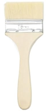Pennello da pasticceria portatile 2/3/5 pollici, in legno, resistente al calore, for barbecue, setole naturali, in nylon, cucina, for cuocere forno, grigliare Pennelli da forno in legno(2inch)