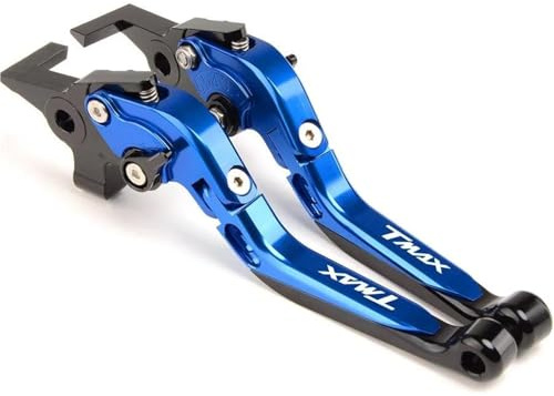 SYMWBD Alluminio Leve Freno E Frizione Per Moto Per Yamaha Tmax 560 2020-2025 CNC Estensibili Pieghevoli Manubrio Moto Frizione Del Maniglia(Colore 2)