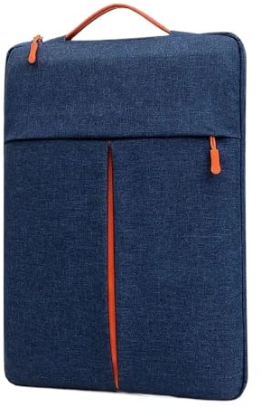 MQVQAUBST Bolso for ordenador portátil de 13-16 pulgadas, funda for Ultrabook, bolsa de negocios a prueba de golpes, adecuada for Samsung Galaxy Book 4 5 6 Pro 360(Dark Blue,13-14 inch)