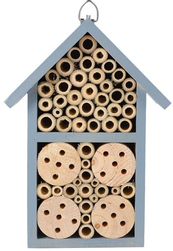 CRAFTHROU Bienenhaus zum Hängen mit Dekorativem Design und Wetterfestem Material für Garten und Imkerei im Winter Einsatz