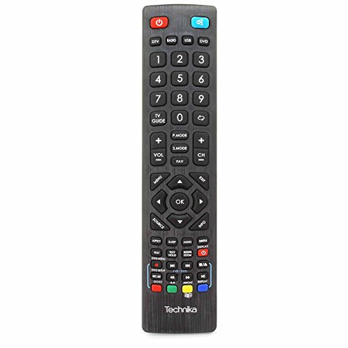 Universal Remote Control for Technika LCD LED 3D HD PVR DVD TVs