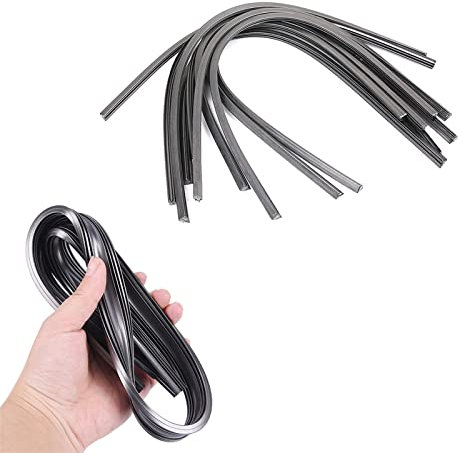 Gomma di Ricambio Universale per Tergicristalli, Strisce di Gomma di Ricambio, per Automobile, Evita Danni al Vetro, 8 Pezzi, 700 mm(Tergicristalli Non Incluso)