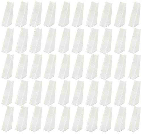 50 spugne per nail art, riutilizzabili, a forma di triangolo, per trucco, fondotinta, strumento di bellezza
