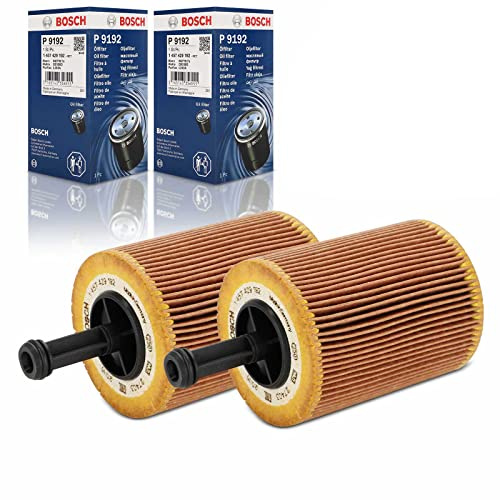 2x Original BOSCH 1457429192 ?lfilter Kompatibel mit A2 8Z0 2000-2005 A3 8P1 2003-2010 A4 8K2 8EC B8 B7 2004-2012 A5 8T3 2008-2013 TT 8J3 2006-2010 Arosa 6H 2000-2004