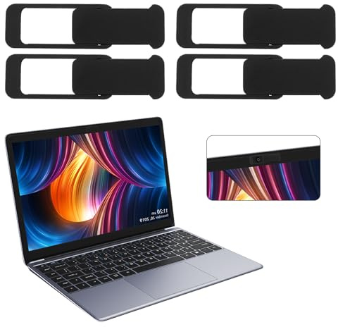 Amabro Webcam Abdeckung, 4er-Pack Ultra Dünn Metall Slider Kamera Cover Zubehör Laptop Kamera Abdeckung Kamera Abdeckung Laptop für Laptop Handy Tablet PC