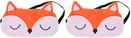 BESPORTBLE Volpe bendata nero Carino occhio per dormire donna coperture Adorabile maschera del sonno delicata maschera per dormire comoda copertura per gli occhi stoffa