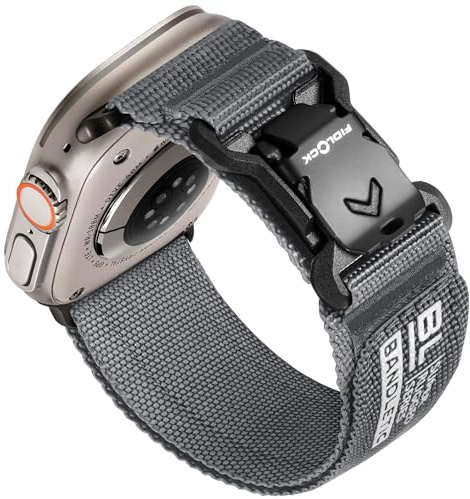 Bandletisk kompatibel med Apple Watch-remmar 49 mm 46 mm 45 mm 44 mm 42 mm 40 mm 41 mm 38 mm, nylon mjuka sportband med magnetiskt spänne för iWatch Ultra 3/2/1/SE serie 11 10 9 8 7 6 5 4 3 2 1