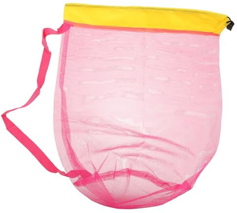 Gatuida Beach Mesh Bag for Toy Storage Pool Toys Pouch for Beach Day Essentials