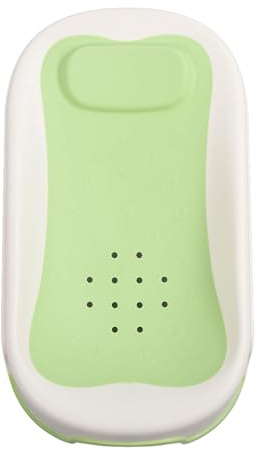 Fdit Support de Douche pour Nouveau-nés avec Options Assises et Couchées, Support de Bain Pliable pour bébé avec Structure Compacte pour un Usage Domestique (#11)