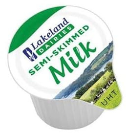 Lakeland UHT Semi Skimmed Milk - 120 x 12ml Portions