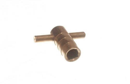 Entlüftungsschlüssel, T-Form, Messing, 10 Stück