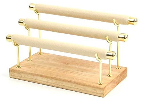 Yebobo Schmuckständer aus Holz, Ringhalter, T-Bar, Fußkettchen, Schmuckverpackung