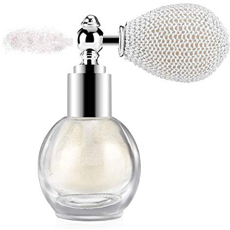 GL-Turelifes Highlighter Polvo suelto Spray Glitter Powder Spray Shimmer Sparkle Powder Maquillaje en aerosol para cabello Cara Cosmética corporal (#1)